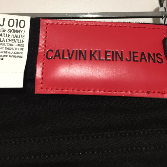 CALVIN KLEIN HIGH RISE JEANS SIZE 27 - Picture 9 of 9